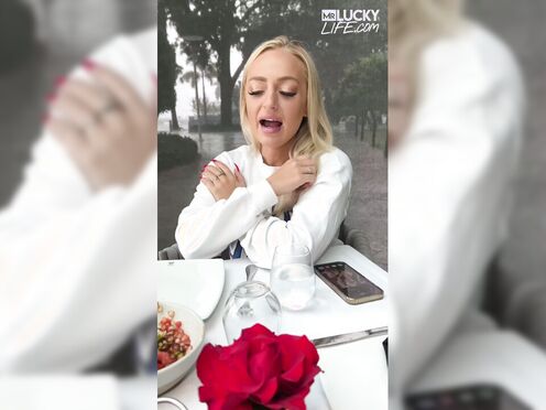 Romantic Rainy Fuck Date With Hot Babe Elana Bunnz