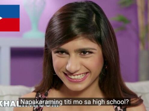 MIA KHALIFA - Filipino Subtitles Seduction