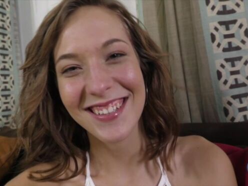 Watch Molly Manson tease & finger her tight young beaver in HD POV