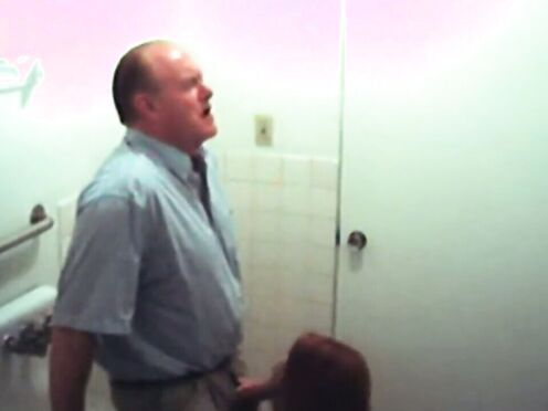 Filthy office hoe sucks boss