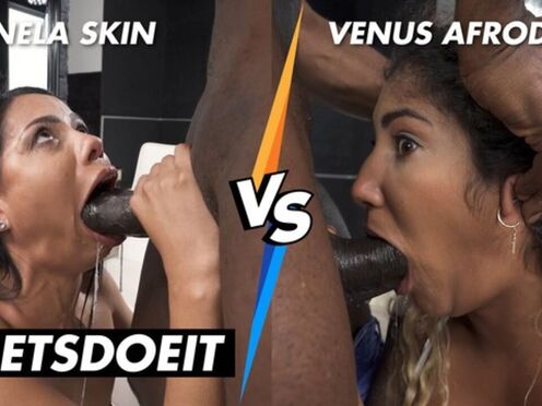 Latin Ass Fucking Showdown: Canela Skin vs Venus Afrodita