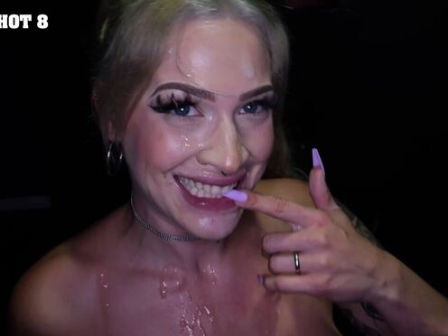 Oh, you're covered in cum alright!