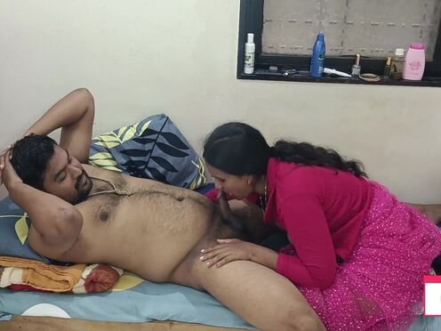 Big Tits Desi Bhabhi Blowjob Swallow Cum, Sexy Indian Fuck