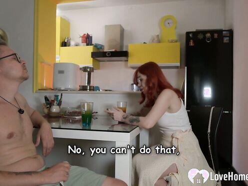 Redhead Stepmommy Craves My Shaft While Dads at Work