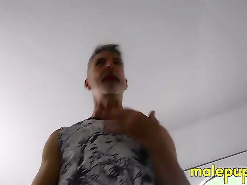 Dominant DILF Richard Lennox HUMILIATES his tiny lover