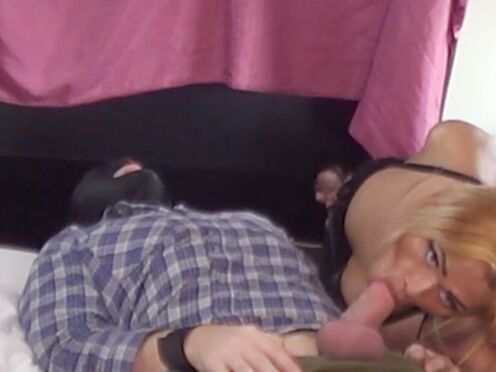 Big cock Asian tranny banged white guy afte guy swallowed big white shaft