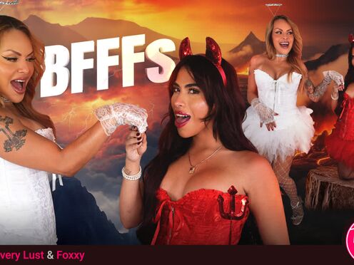 TGIRLS PORN - BFFFs Avery & Foxxy