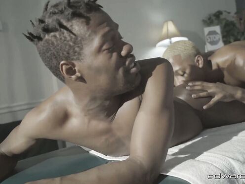 EdwardJames: Relaxing Massage Soon Erupts Into A Wild Group Sesh With Debonair A