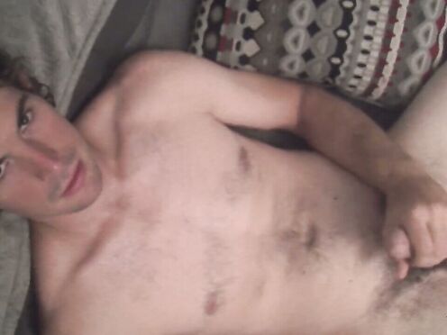 StraightNakedThugs: Hunter Drops By To Bust His Nuts In Front Of The Camera