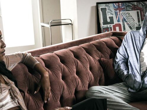 Petite ebony hot girl bares big ass for interracial sex with ex Boyfriend