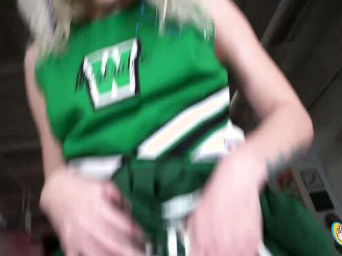 Sensual Britt Blair Rubs My Aching Shaft With Her Warm Hands