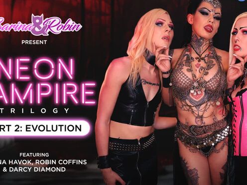SARINAANDROBIN - Neon Vampire - Evolution