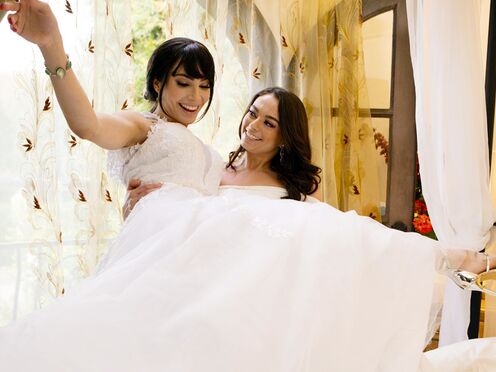 Newly weds snuck away to fuck each other