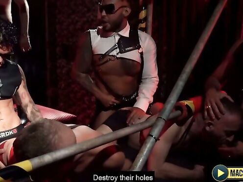 MachoFactory: Javi Hard Hosts The Ultimate Groupsex Where Sex & Shaft Rule All