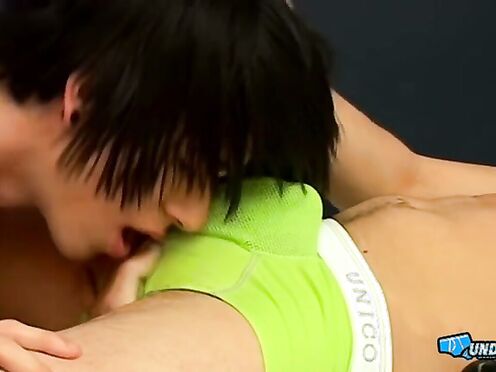 UndieTwinks: Shane Allen & Brendan Killen Fuck Through Tight Boxers In Sexy Sol