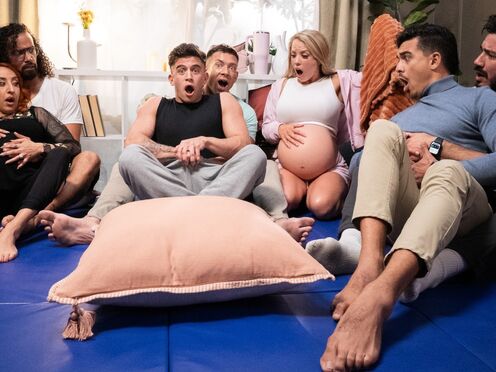 Sexy Lamaze Class Turns into Wild Threesome with Bruce Beckham & Trevor Brooks!