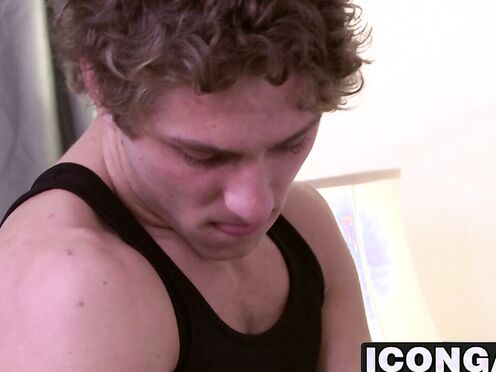 Skinny gay dude blowing meat & getting hammered hard