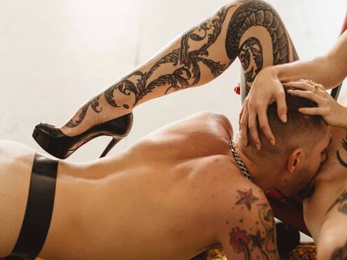 Kinky animal role play on ERIKA LUST