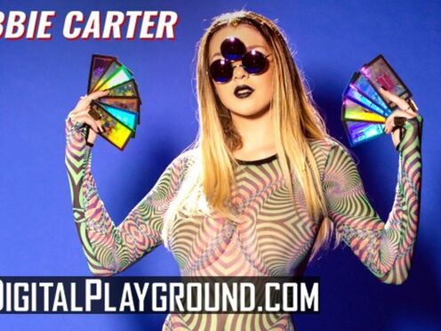 Hippy Bitch Gabbie Carter Takes Cumshot in Her Third Eye