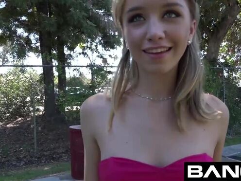 Delicious teen whore Aurora gets her tight snatch filled to the brim with a sexy sticky load
