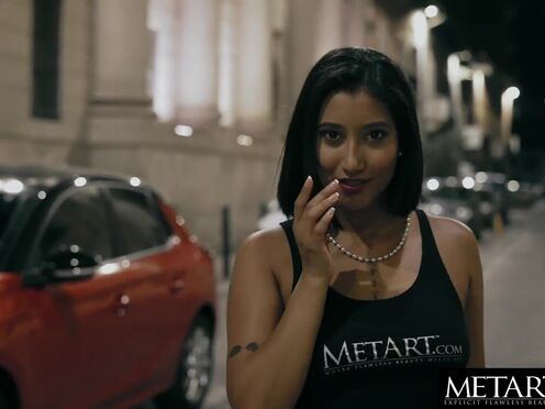 Sexy Latina gets naked & masturbates to an orgasm for you