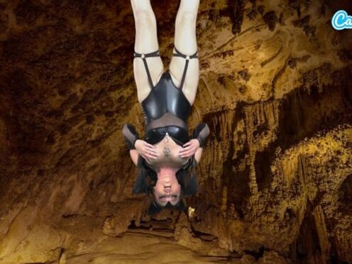 Upside Down Bat Costume Teen Cums Hard