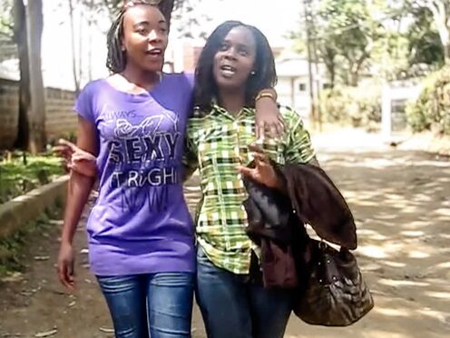 Hot Natural Black Lesbian Girls Get Horny