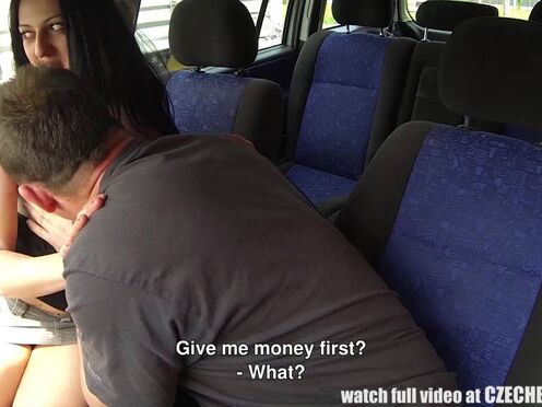 Czech Tart Gets Picked Up For Car Sex