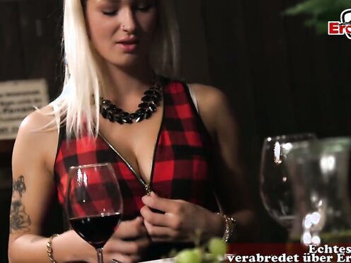 Slim Blonde Lesbian Girls Explore Pleasure with Straps & Toys