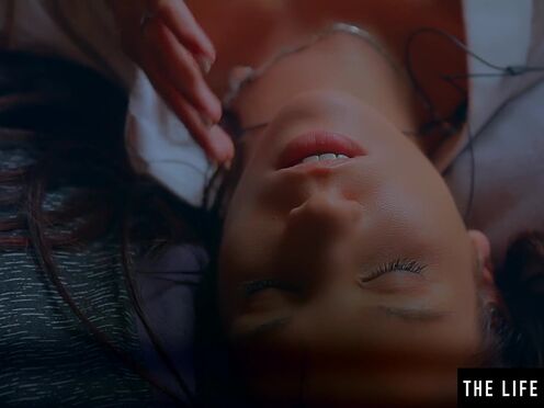 Vigorous masturbation with a feather