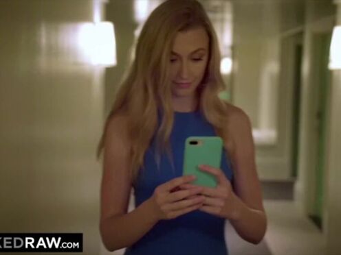 Sexy Blonde's Cheating Escapade Caught on Camera