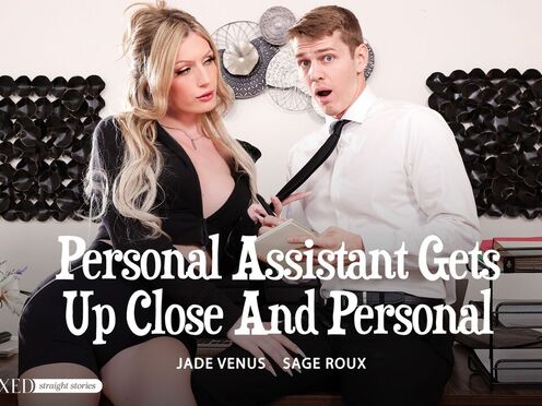 Jade Venus & Sage Roux Take Office Slut Duties to a Whole New Level