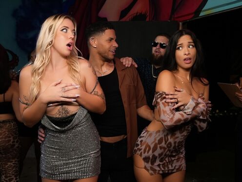 Luxe La Fox, Lola Cheeks, & Mike Ox Indulge in a Steamy After Hours Threesome