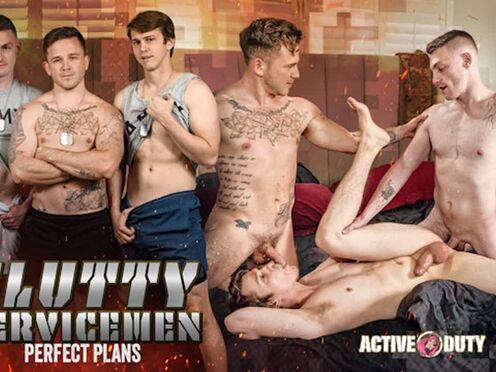 ACTIVE DUTY - Big Military Cocks Double Stuffing Tight Hole
