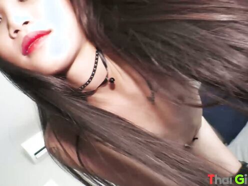 Horny Asian Babe Screwed & Facialized