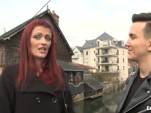 Tatted Amateur Ginger Goes On XXX Date