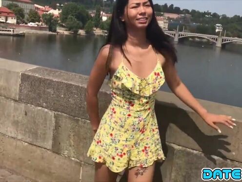 Asian girl gets her mouth & snatch banged after lovely date