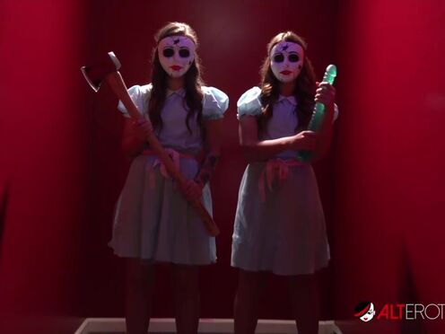 Ghost Twins banged by an even Creepier Chap!