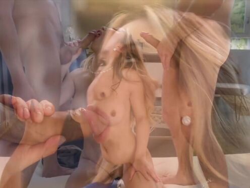 TUSHY Cunning businesswoman Nicole get the deal & double penetrated