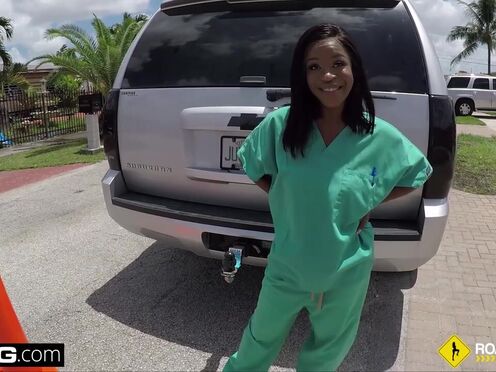 Smiley Nurse Banged For Roadside Assistence