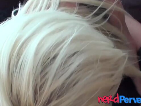 UK chick with fat curves facialized after rough pounding