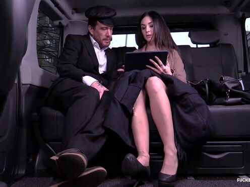 Banged In Traffic: Alluring German hot girl gets fucked in traffic