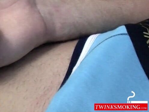 Chilling & smoking & caught myself touching my huge cock