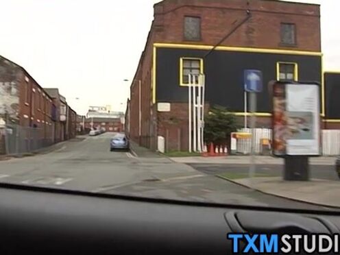 Charming twink picked up & slammed while traveling to class