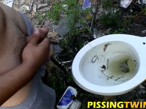 These dudes like pissing in the open while being recorded