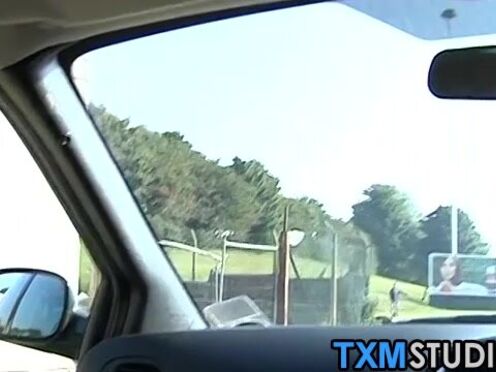 Picked up homo sucks cocks while being anal fucked in 3way