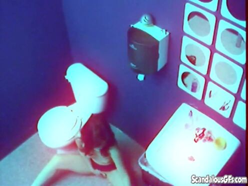 Masturbating bitch caught on spy cam