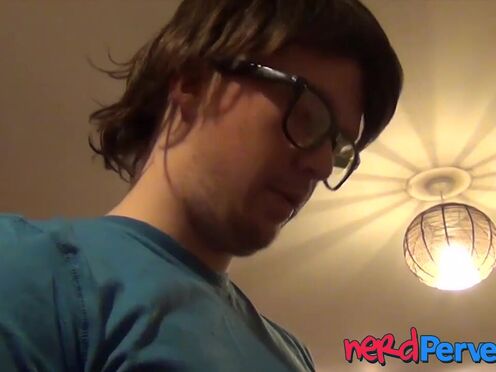 Classy British cutie tricked into giving long wet blowjob