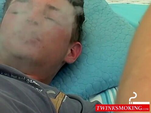 Jeremiah Johnson spreads wide for Hot Jaeger & his cigar