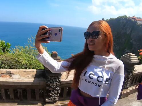 Bali vacation trip visiting a national park with sexy amateur sex once home